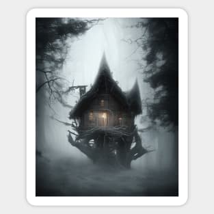 Whispering Hut in the Darkwood Sticker